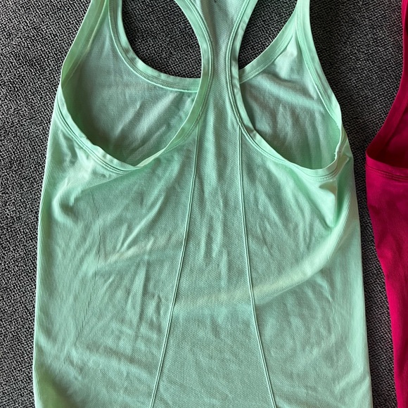 Two Fabletics Feather Tech Racerback Tank Tops - Picture 5 of 5